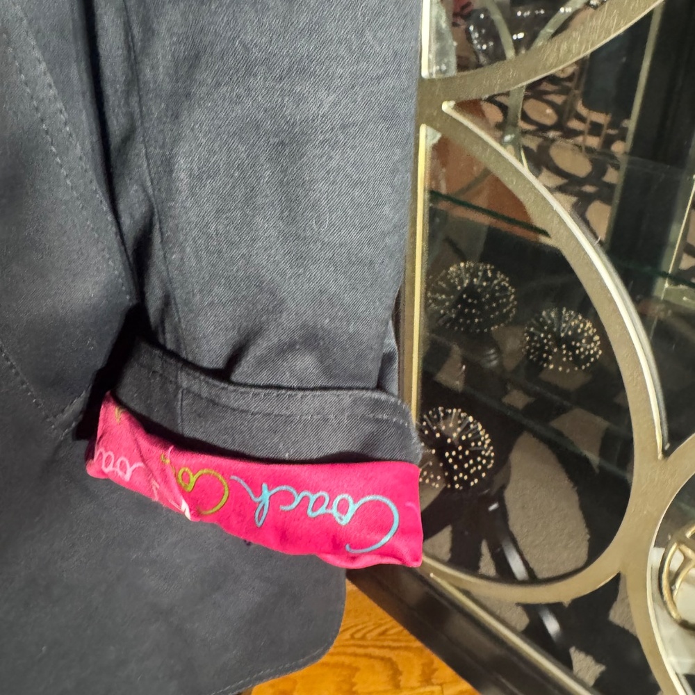 Coach Black 3/4 Trench Pea Coat - Picture 5 of 8